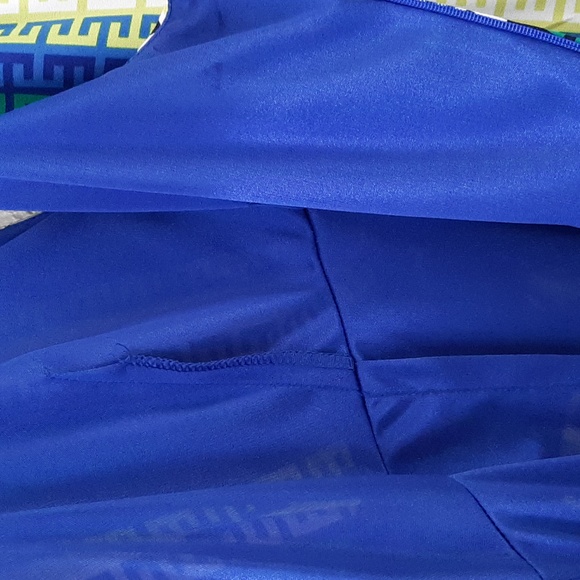 Laundry by Shelli Segal green and blue print Dress size 8 - Picture 5 of 7